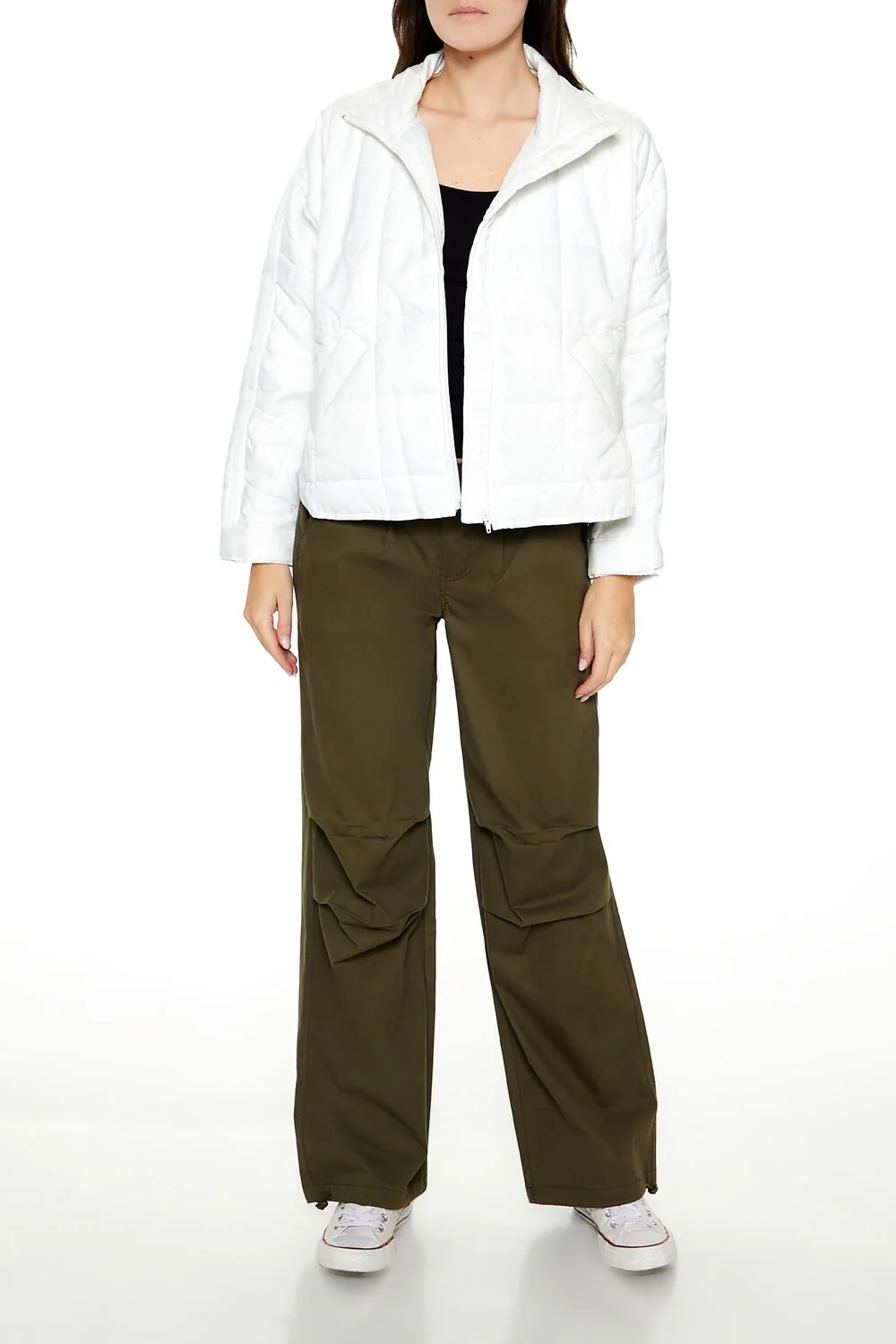 Quilted Dolphin-Hem Jacket - Image 2