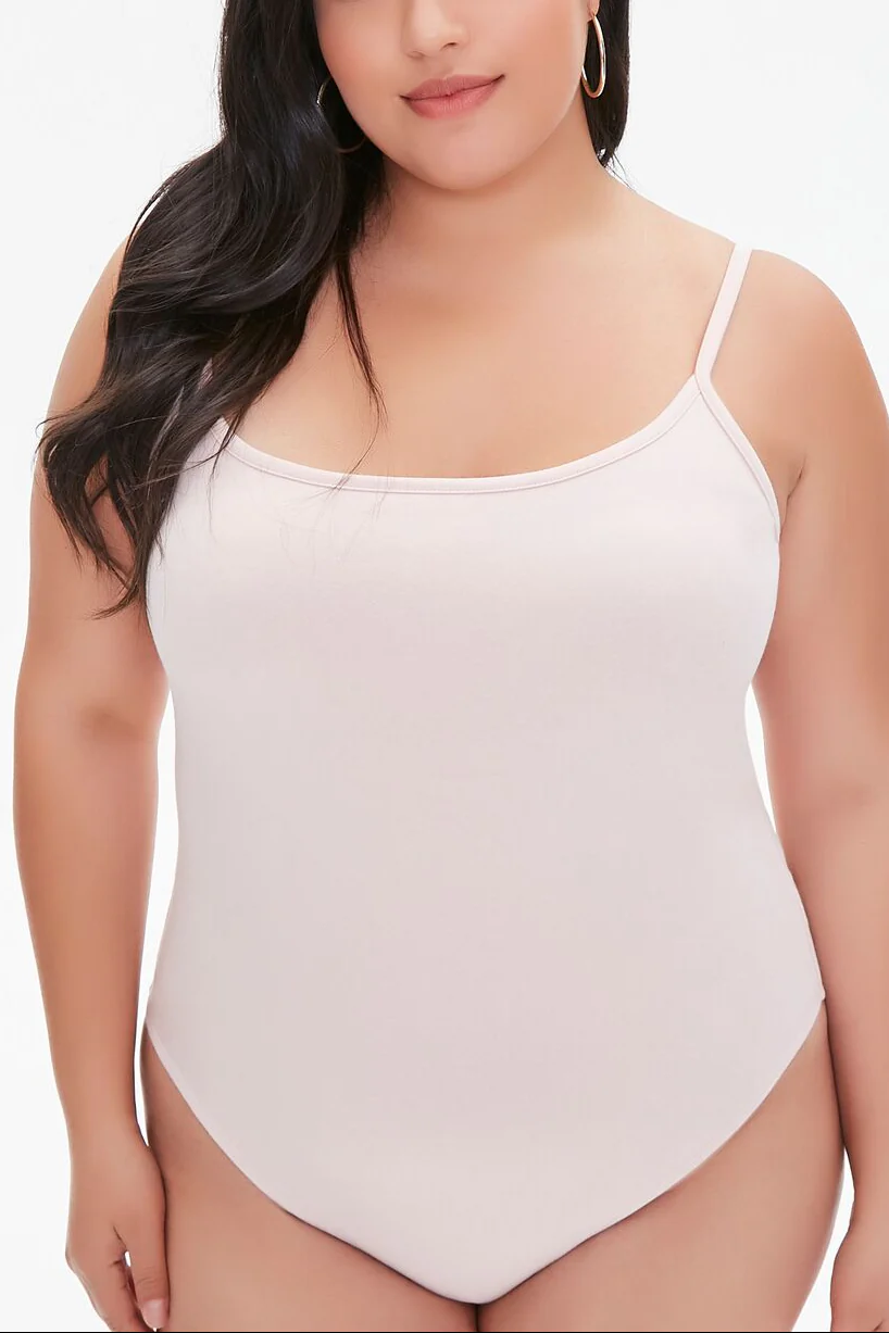 Plus Size Basic Cami Bodysuit - Image 4