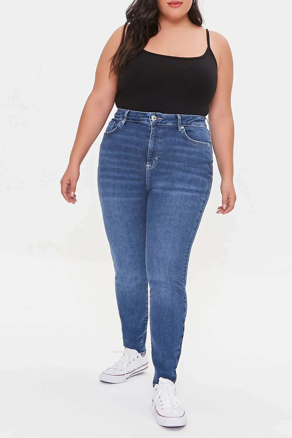 Plus Size Basic Cami Bodysuit - Image 8