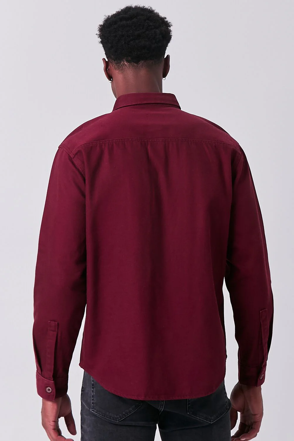 Long Sleeve Dual-Pocket Shirt - Image 4