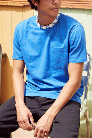 Graphic-Trim Crew Tee - Image 6