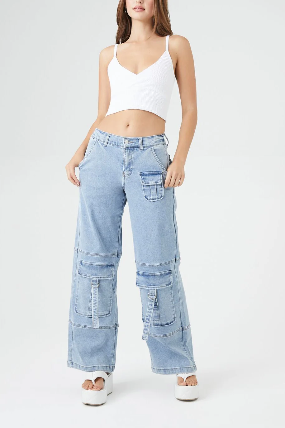 Seamless Surplice Cropped Cami - Image 4