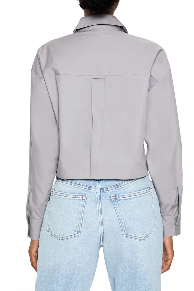 Cotton Long-Sleeve Shirt - Image 10