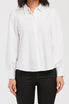 Allora Long Puff Sleeve Button Down Shirt Rounded Hem - Image 5