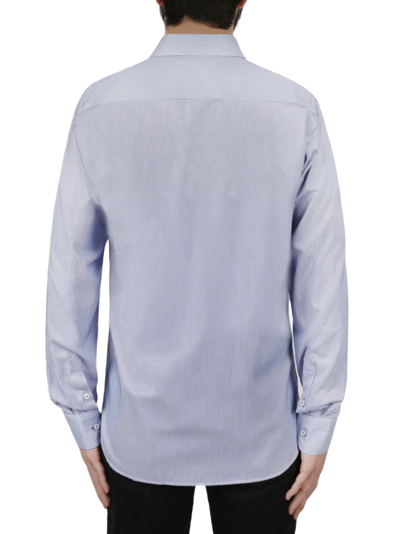 Blue Striped Dress Shirt - Image 4