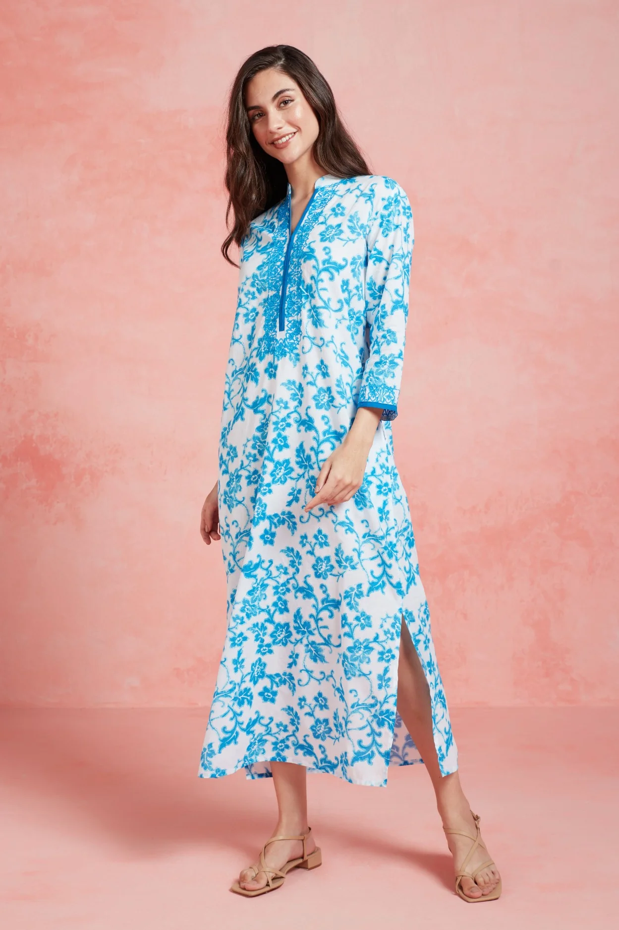 Clorinda Kurta Blue - Image 2