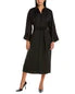Satin Dolman Sleeve Midi Dress - Image 5