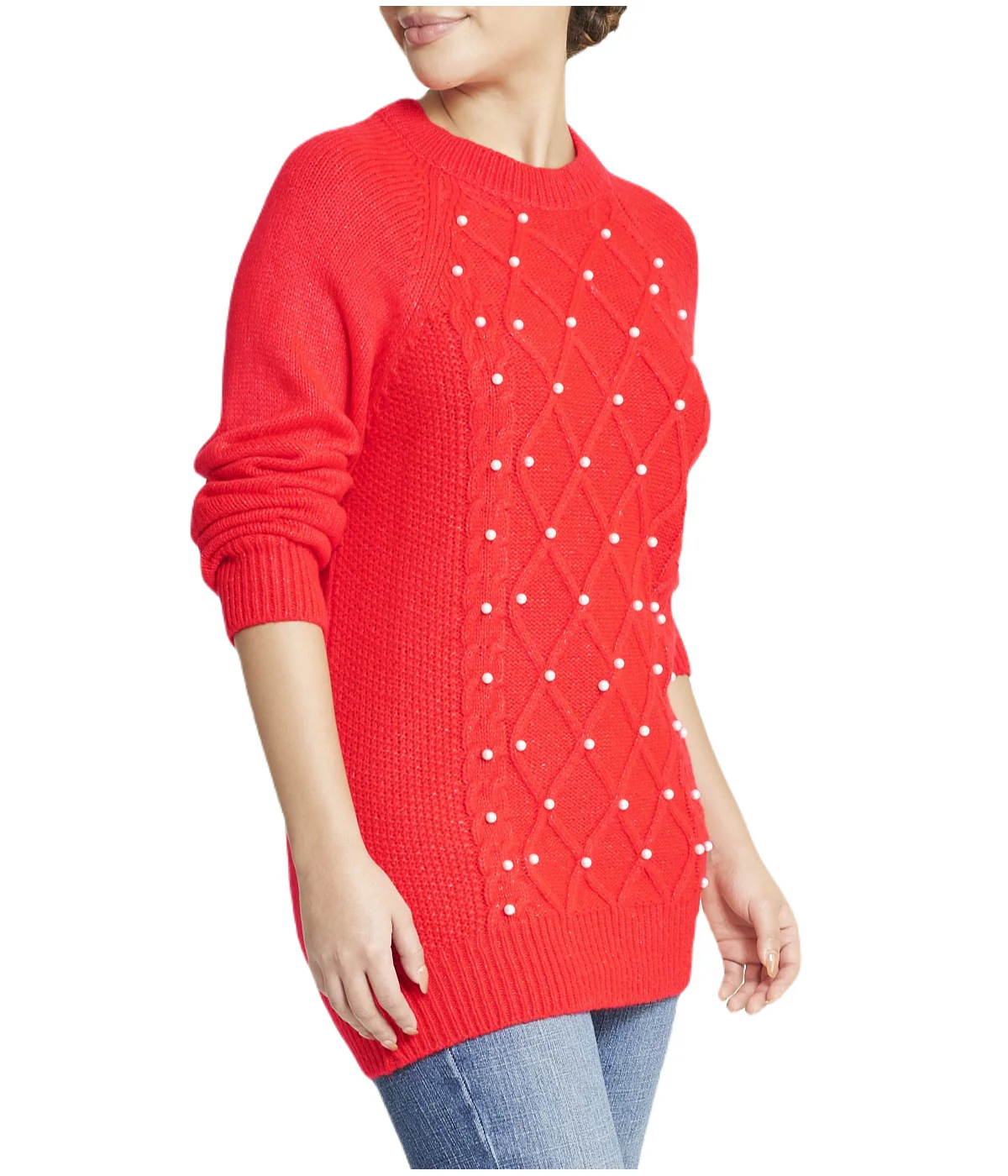 Embellished Cable Pullover - Image 3