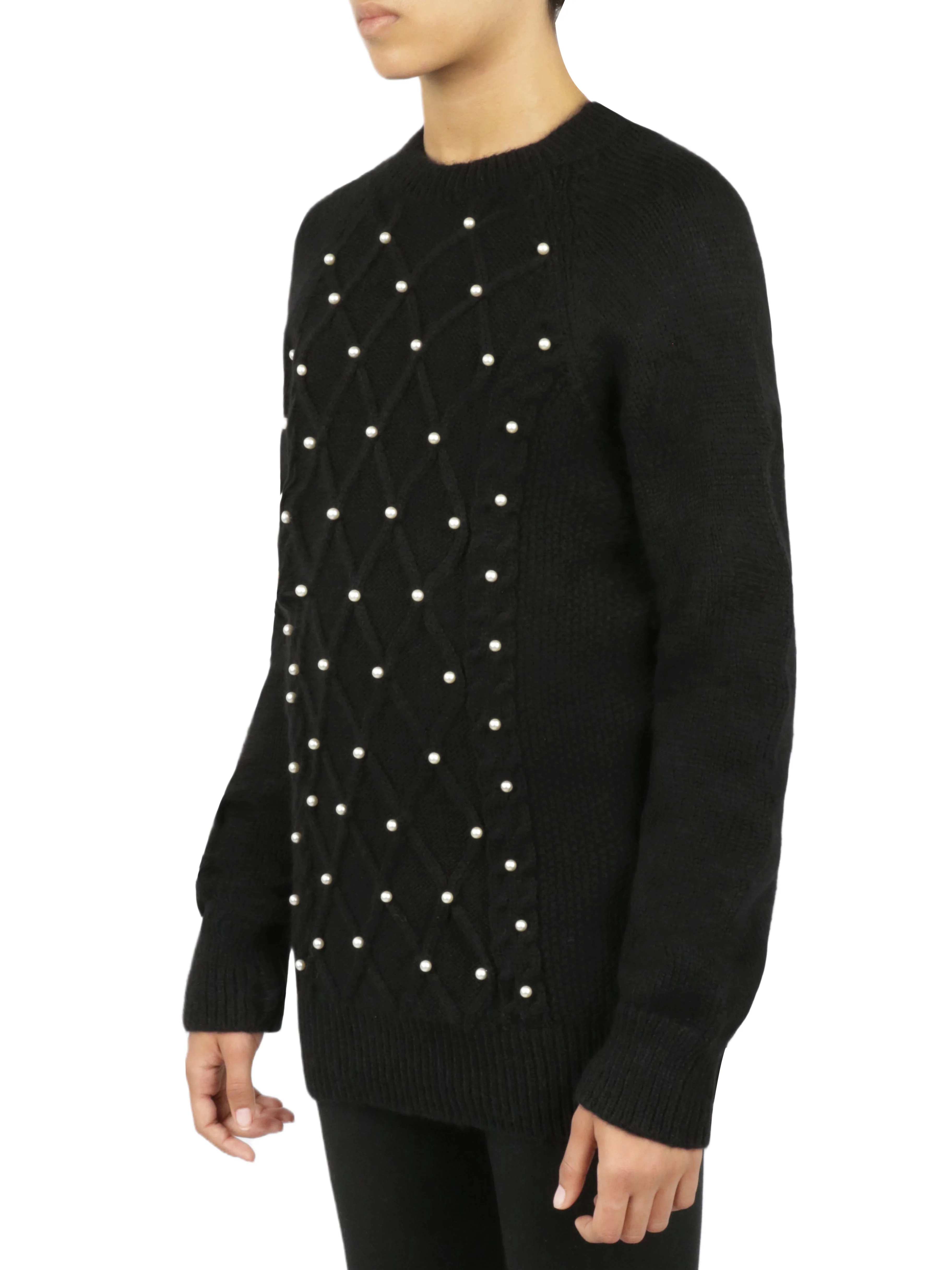 Embellished Cable Pullover - Image 7