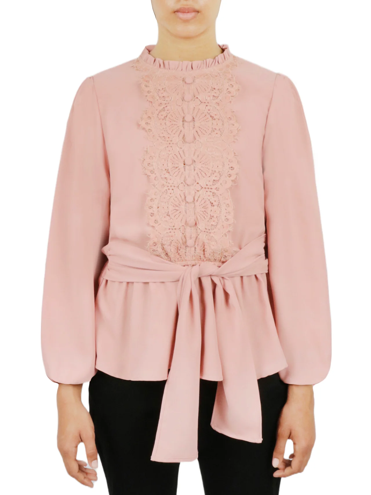 Embellished Crochet Shirt - Image 8