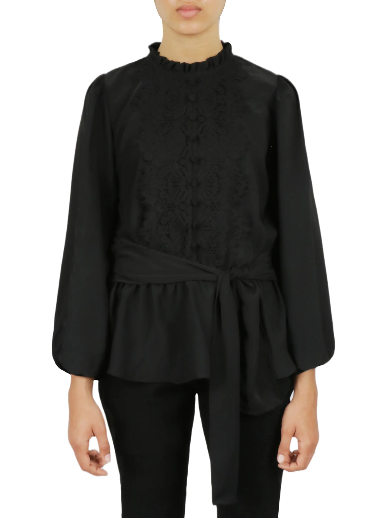 Embellished Crochet Shirt - Image 10