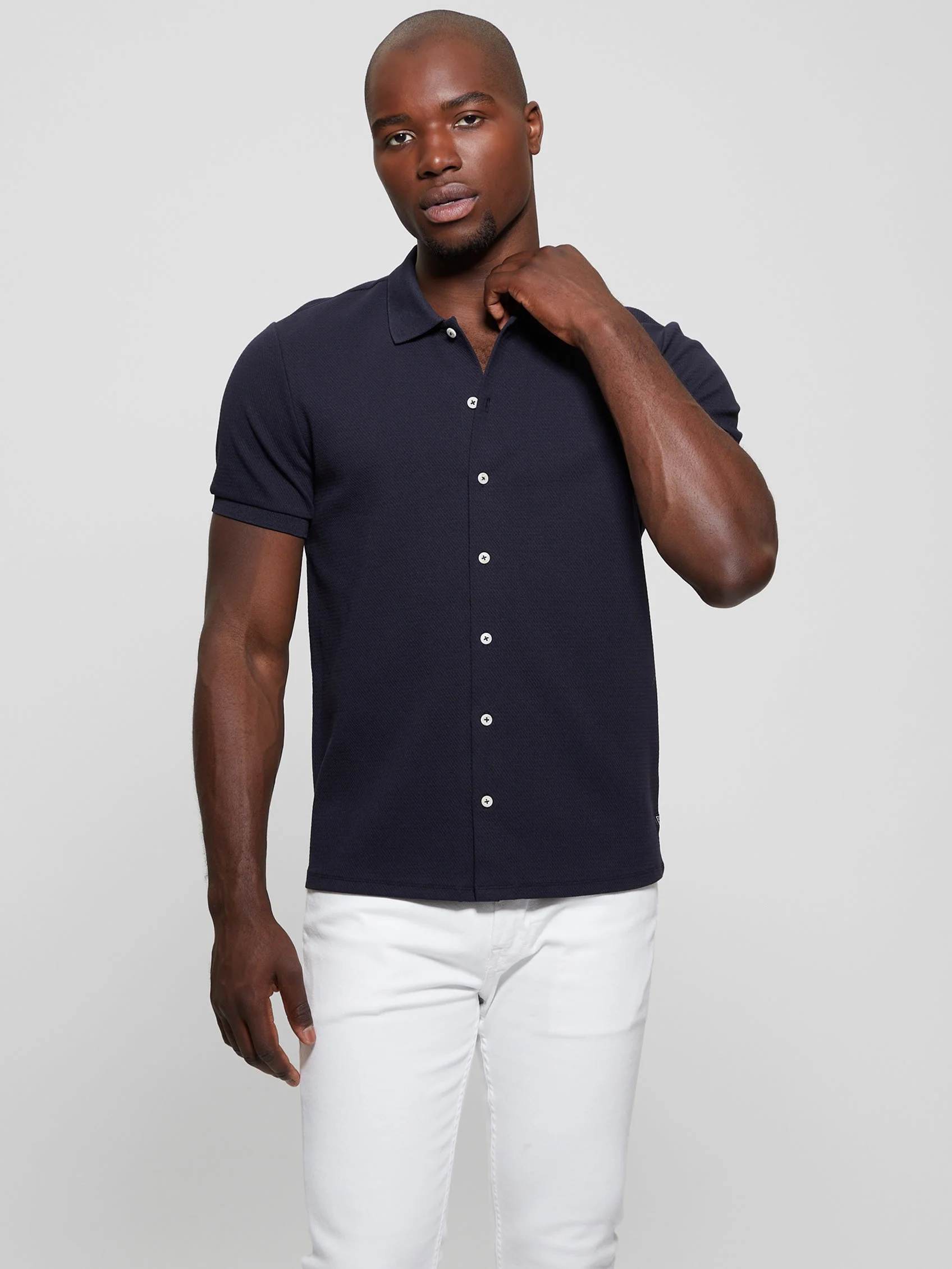 Aster Knit Short Sleeve Shirt - Image 2