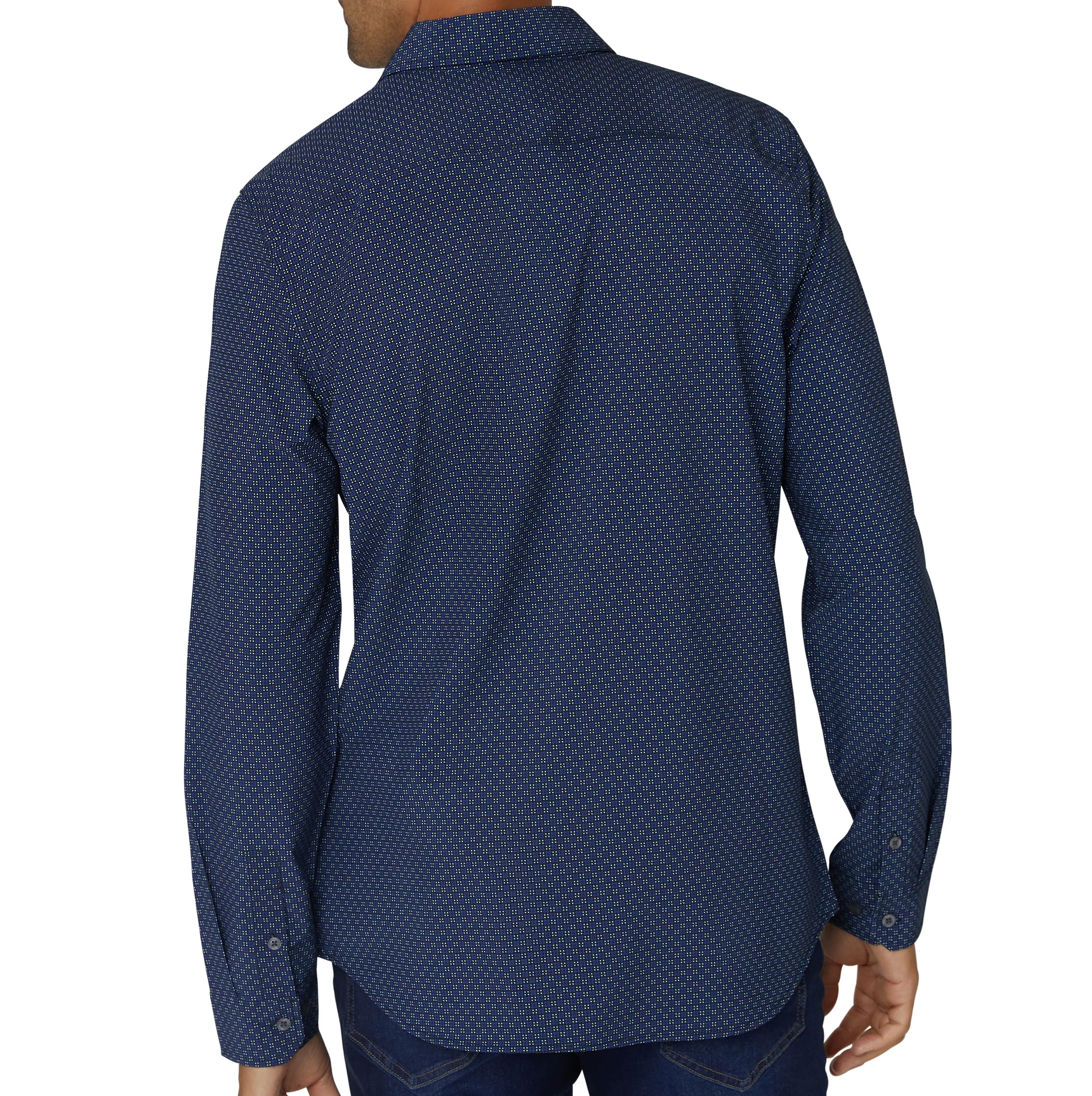 Long Sleeve Printed Perf Woven - Image 4