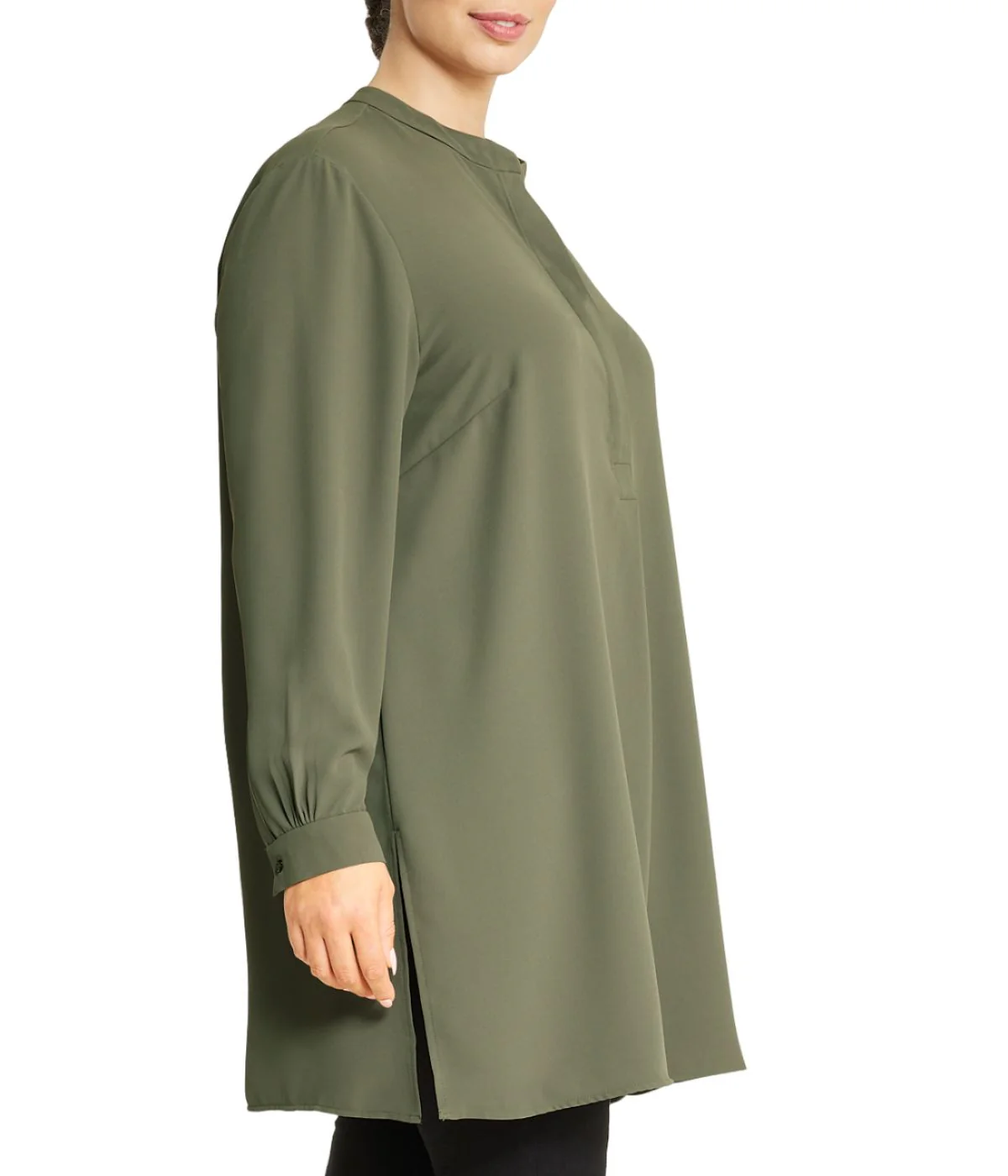 Plus Size Nehru Tunic - Image 3
