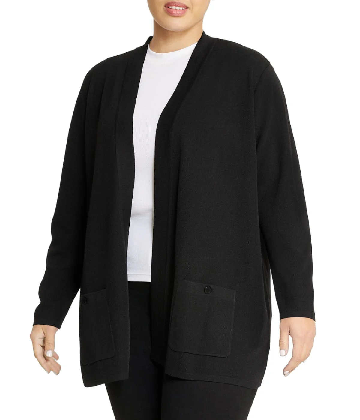 Malibu 2 Pocket Cardigan Plus Size - Image 6