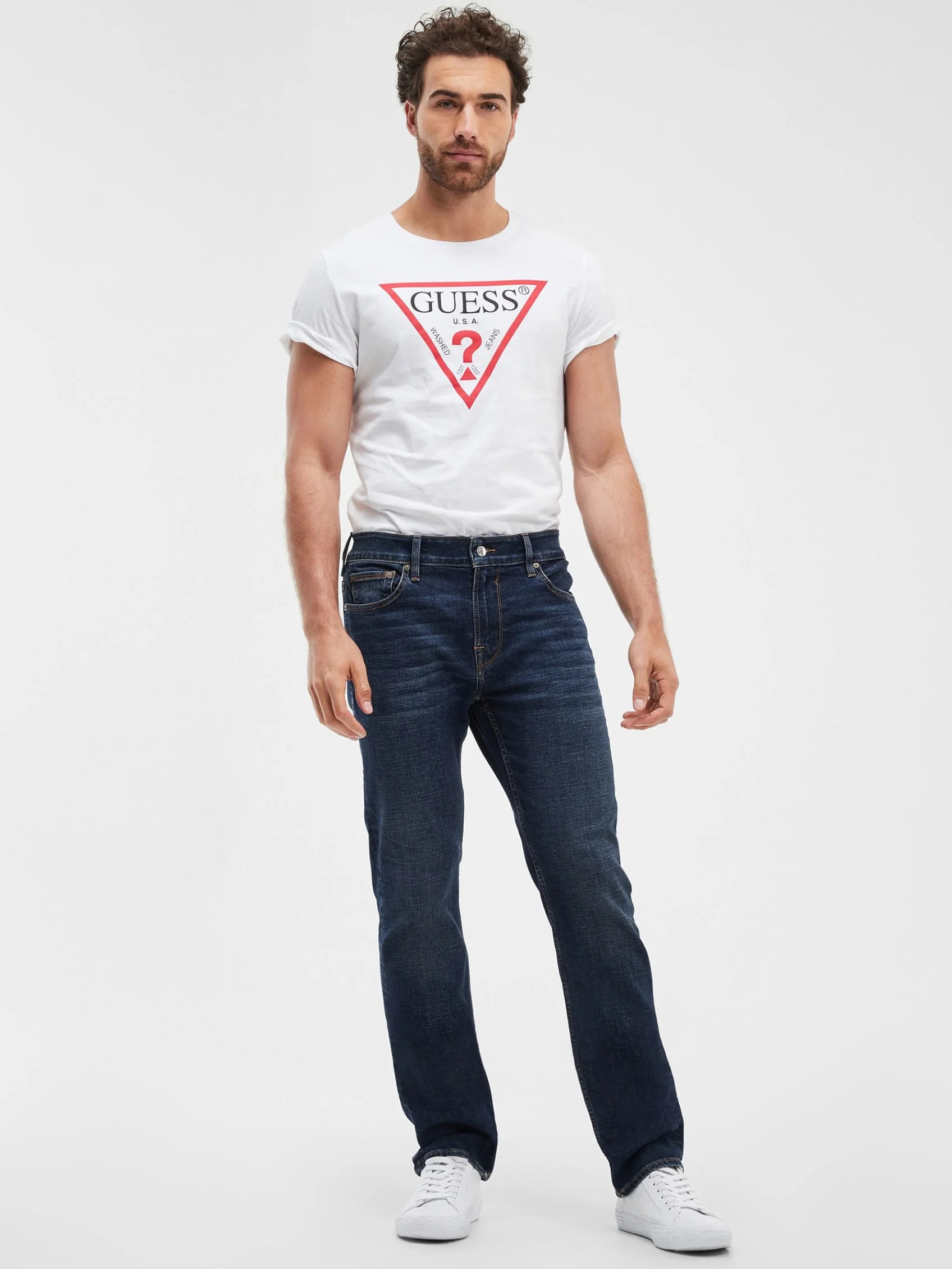 Men's Slim Straight Jeans - Image 6
