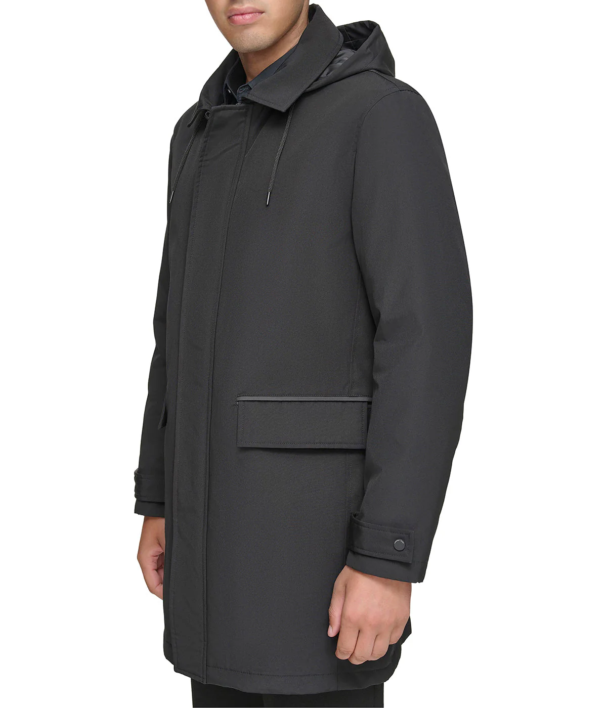 Merrimack 36" Topper with Attached Inner Bib and Hood Black - Image 4