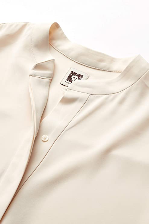 Plus Size Pop-over Blouse with Covered Placket And Side Slits - Image 14