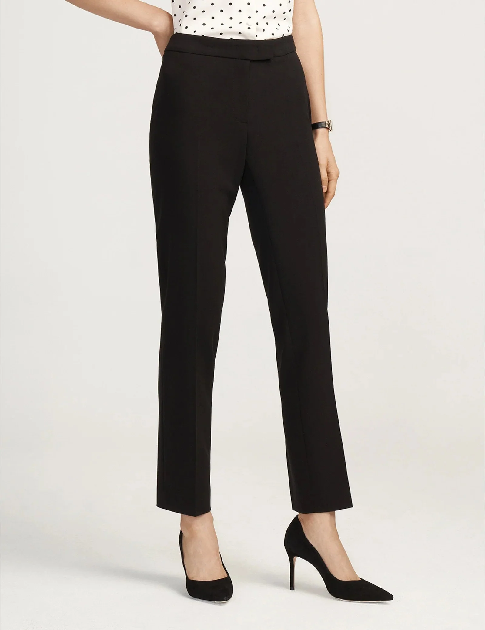 Slim Ankle Pull-On Pants