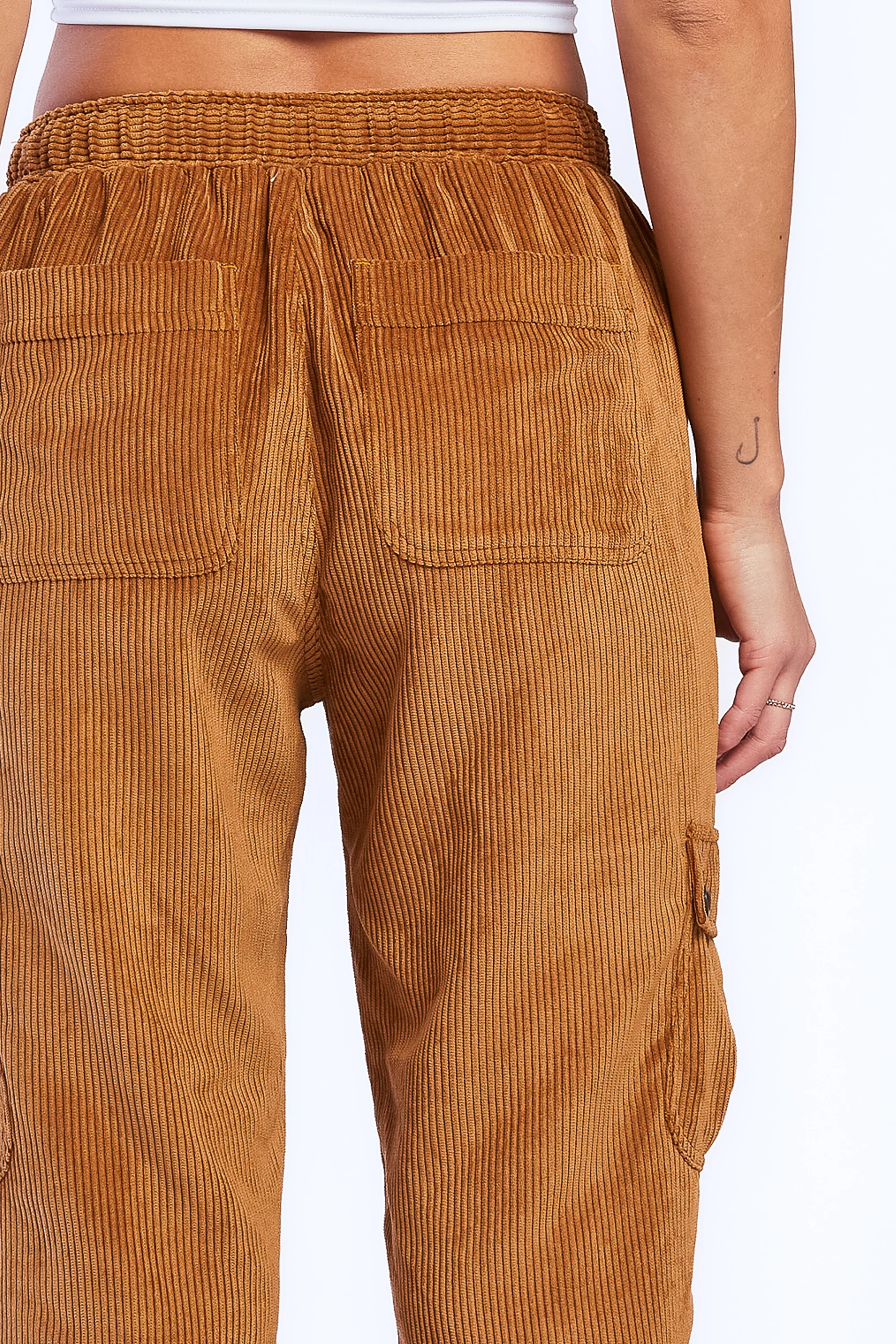 Sylvia Pull On Elastic Drawstring Cargo Jogger - Image 5