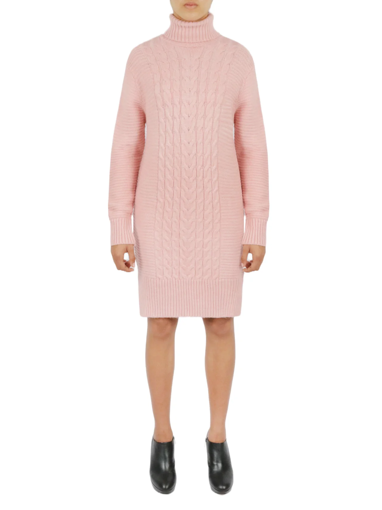 Turtleneck Sweater Dress