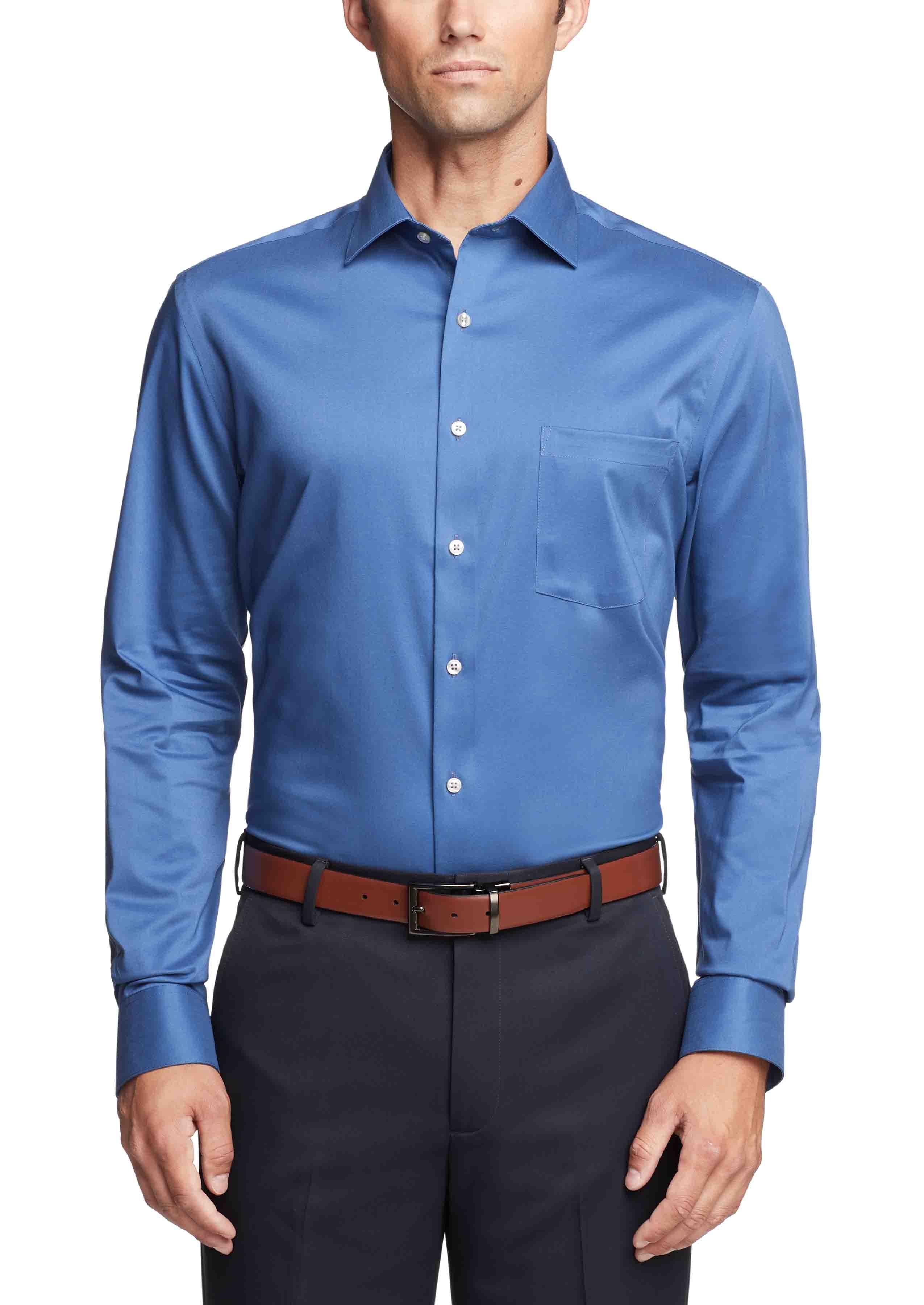 Van Heusen Regular Fit Ultra Wrinkle Free Stretch FLEX Solid - Image 15